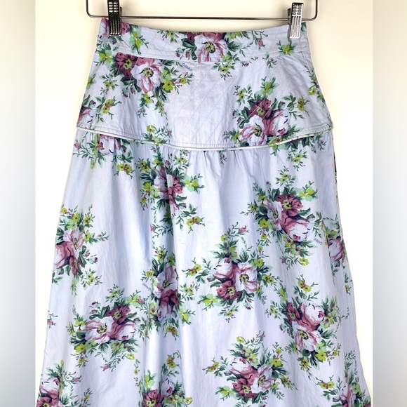 GANNI Floral Midi Skirt Quilted - Picture 2 of 10